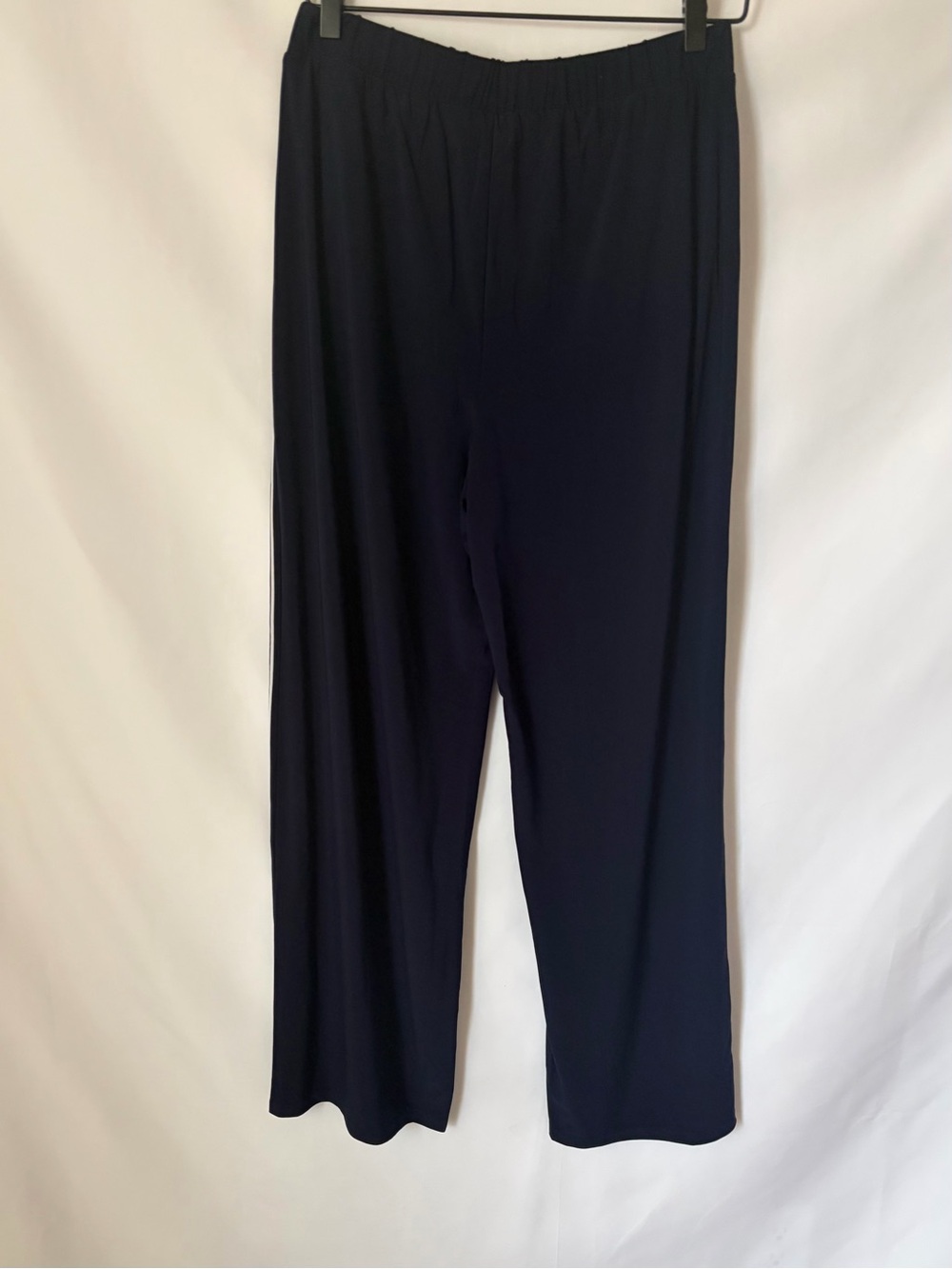 NWT Women with Control La Roma Jersey Wide Leg Pants Evening Blue size Medium - Picture 3 of 11
